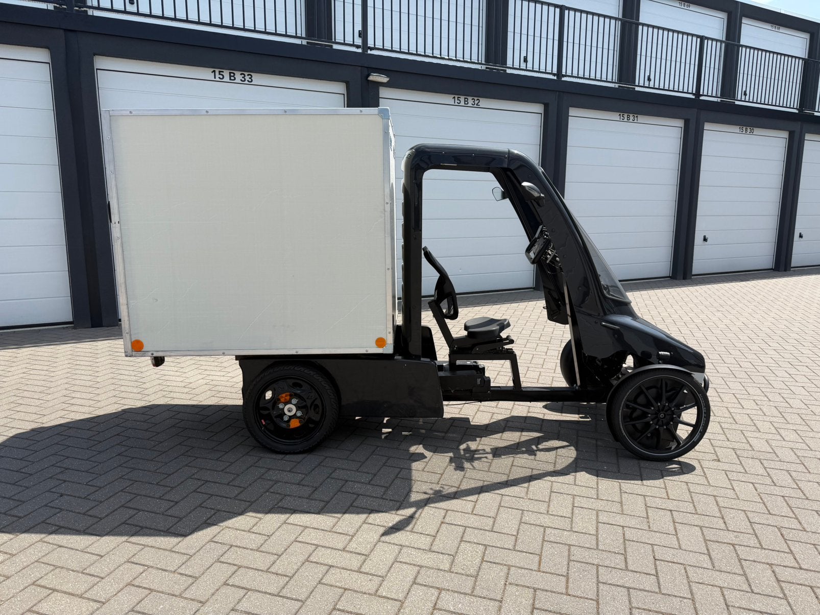 Te koop Citkar E-Cargo elektrische bakfiets mooie fiets, Gebruikt, Goederen, Huif, Schijfrem