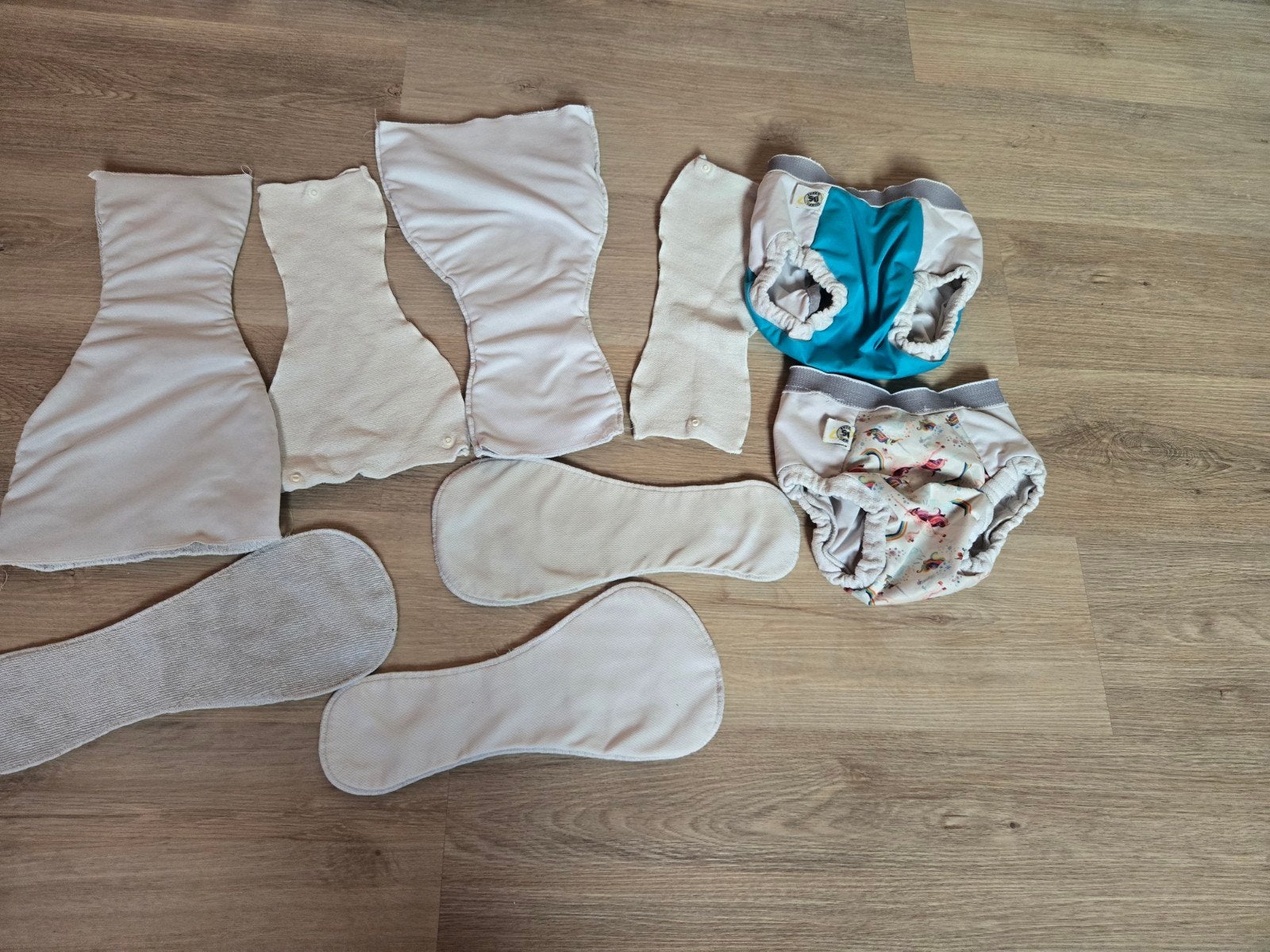 Wasbare nachtluiers  super undies - Maat 2, Ophalen of Verzenden, Gebruikt