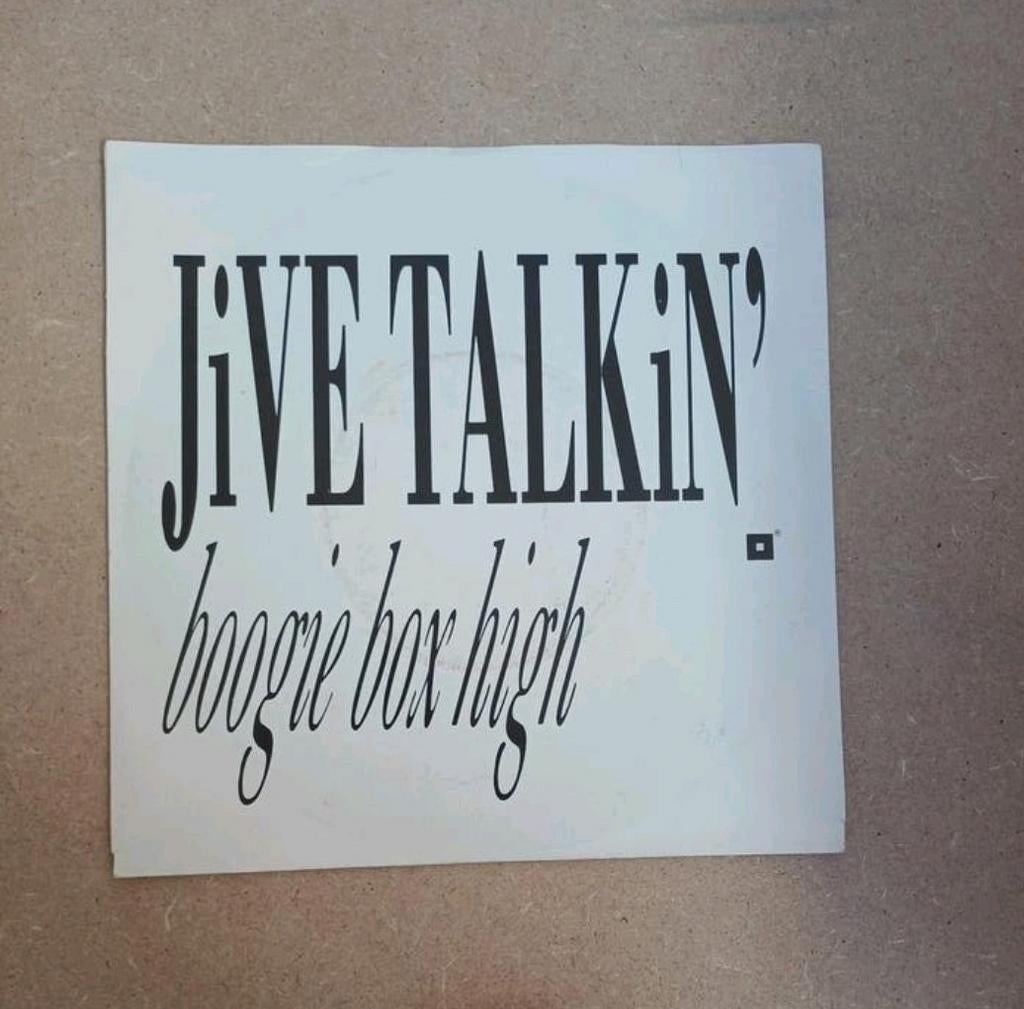Boogie Box High - Jive Talkin', Cd's en Dvd's, Vinyl Singles, Gebruikt, Pop, Beschermende buitenhoes, Ophalen of Verzenden