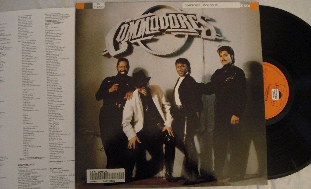 Commodores - Rock solid, Cd's en Dvd's, Vinyl | R&B en Soul, 1980 - 1989, Ophalen of Verzenden, Zo goed als nieuw, 12 inch