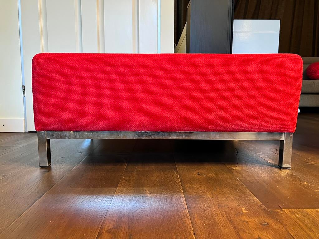 Rood bankje, Ophalen, Modern., Gebruikt, Minder dan 75 cm