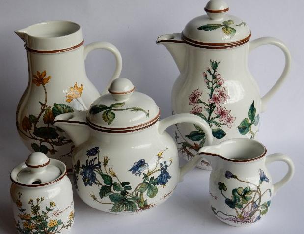 Villeroy en Boch Botanica    diverse serviesdelen., Overige typen, Ophalen of Verzenden, Zo goed als nieuw, Overige stijlen