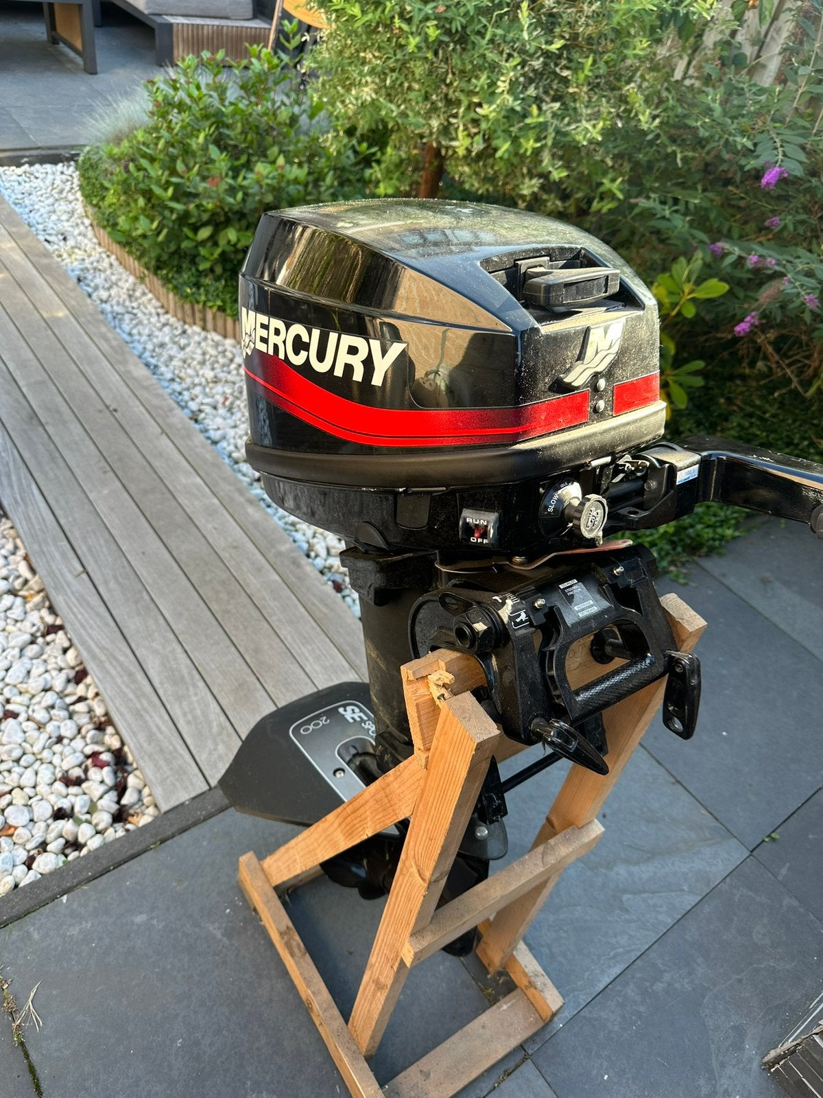 Mercury 15 pk 2tact nog heel netjes en weinig gebruikt, Watersport en Boten, Buiten- en Binnenboordmotoren, Ophalen, 10 tot 30 pk