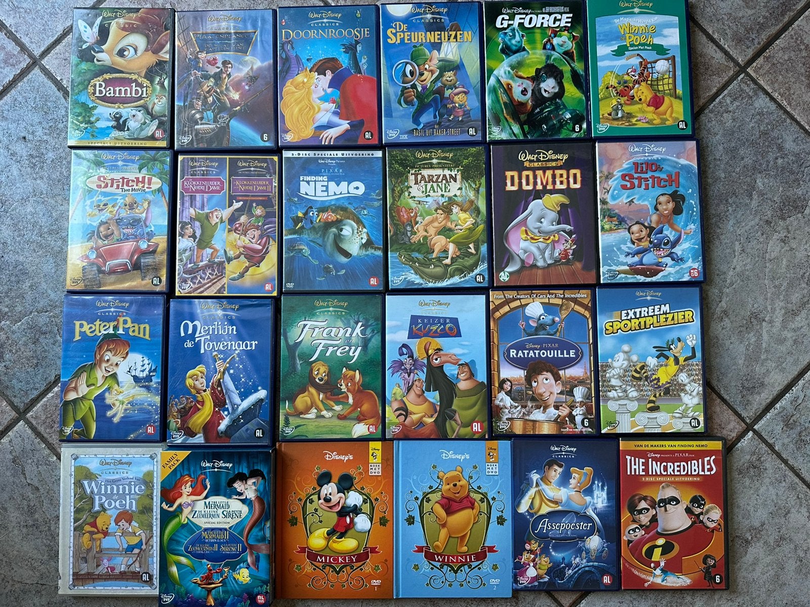 Grote collectie (95) kinder DVD films, Alle leeftijden, Ophalen, Zo goed als nieuw