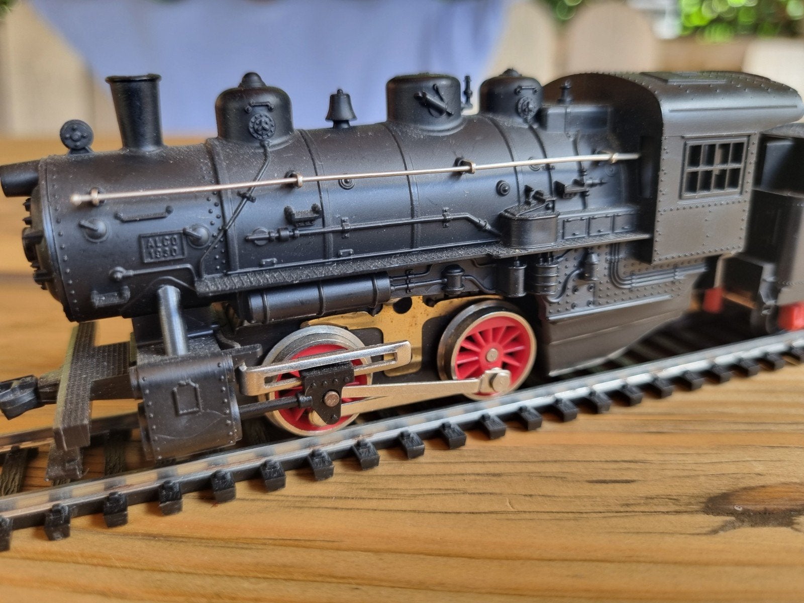Zwarte Lima stoomlocomotief met tender - Modelspoorbaan, Gebruikt, Ophalen of Verzenden, Lima, Gelijkstroom