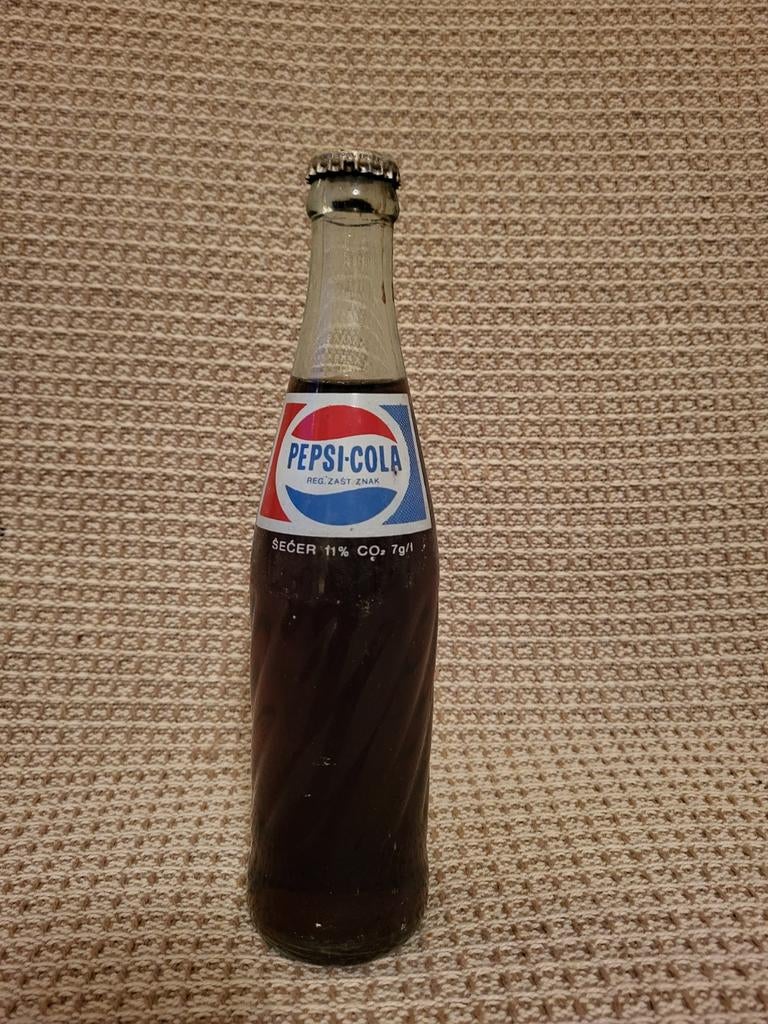Pepsi cola flesje oud, Verzamelen, Ophalen of Verzenden, Verpakking