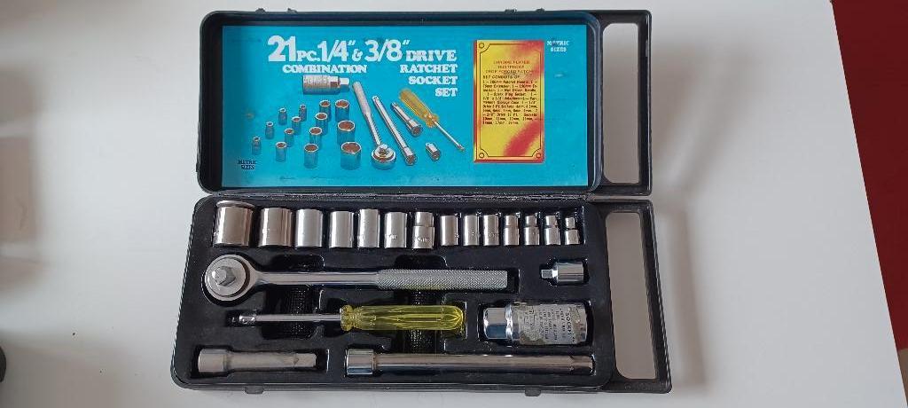 Doppenset, Doe-het-zelf en Verbouw, Gereedschap | Handgereedschap, Zo goed als nieuw, Ophalen of Verzenden