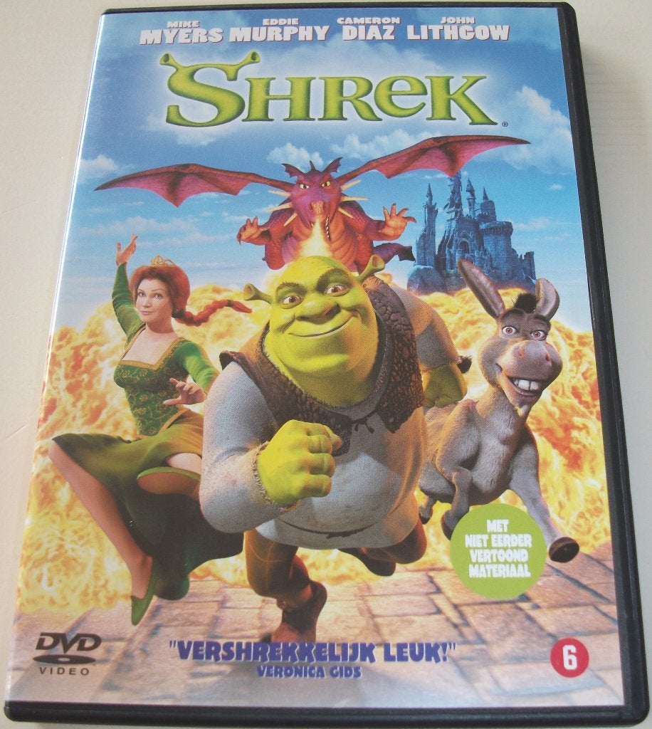 Dvd *** SHREK 1 ***, Avontuur, Nederlands, Ophalen of Verzenden, Zo goed als nieuw