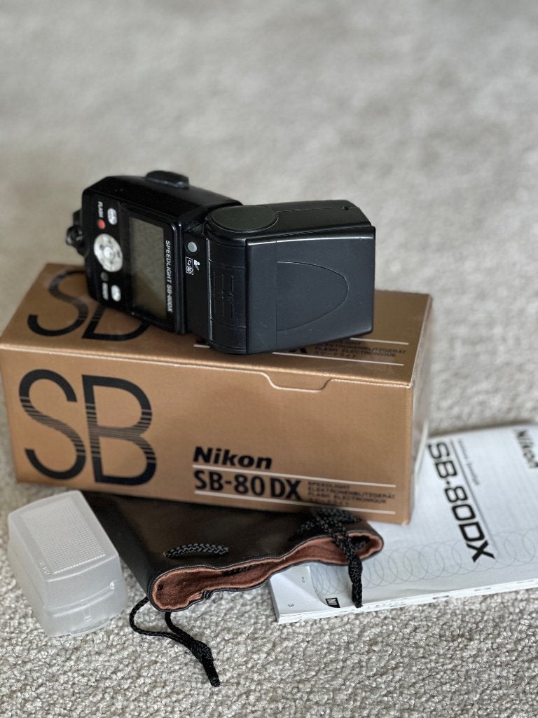 NIKON SB-80 DX Speedlight Flitser, Audio, Tv en Foto, Fotografie | Flitsers, Nikon, Externe flitser, Ophalen of Verzenden, Zo goed als nieuw