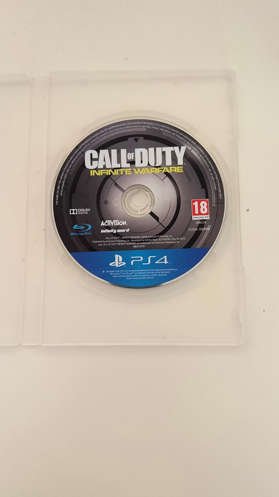 Disc only Call of Duty Infinite Warfare Ps4 IN GOEDE STAAT, Spelcomputers en Games, Games | Sony PlayStation 4, Ophalen of Verzenden