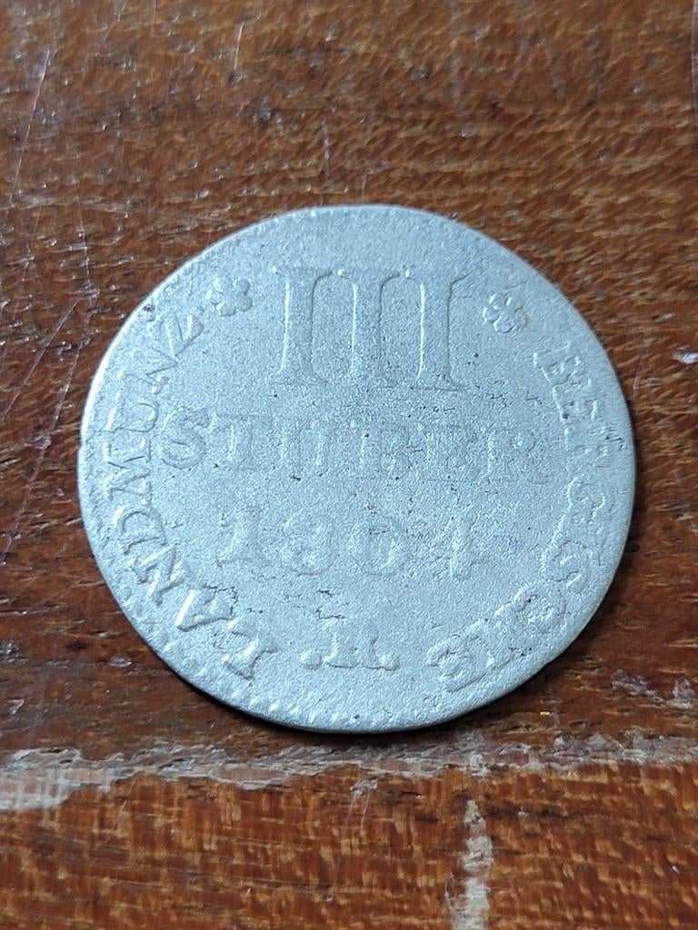 3 Stuber 1804 - Historische Munt, Ophalen of Verzenden, Overige landen, Losse munt