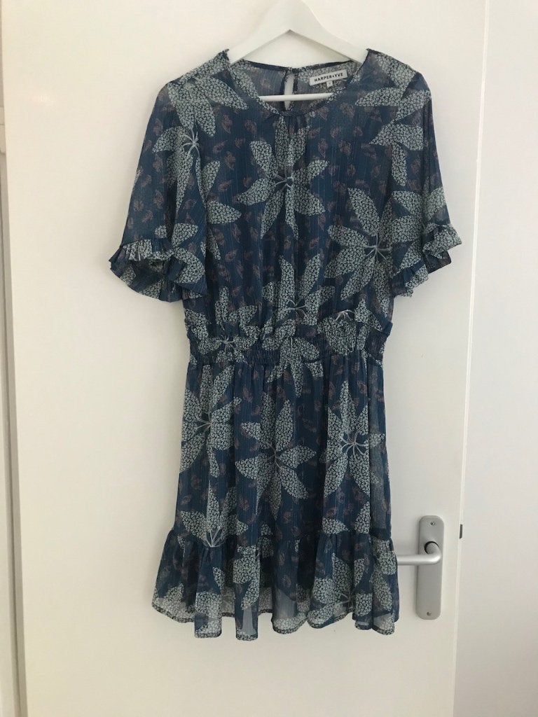 Harper & Yve Jurk met Bloemenprint, HARPER&YVE, Blauw, Ophalen of Verzenden, Zo goed als nieuw