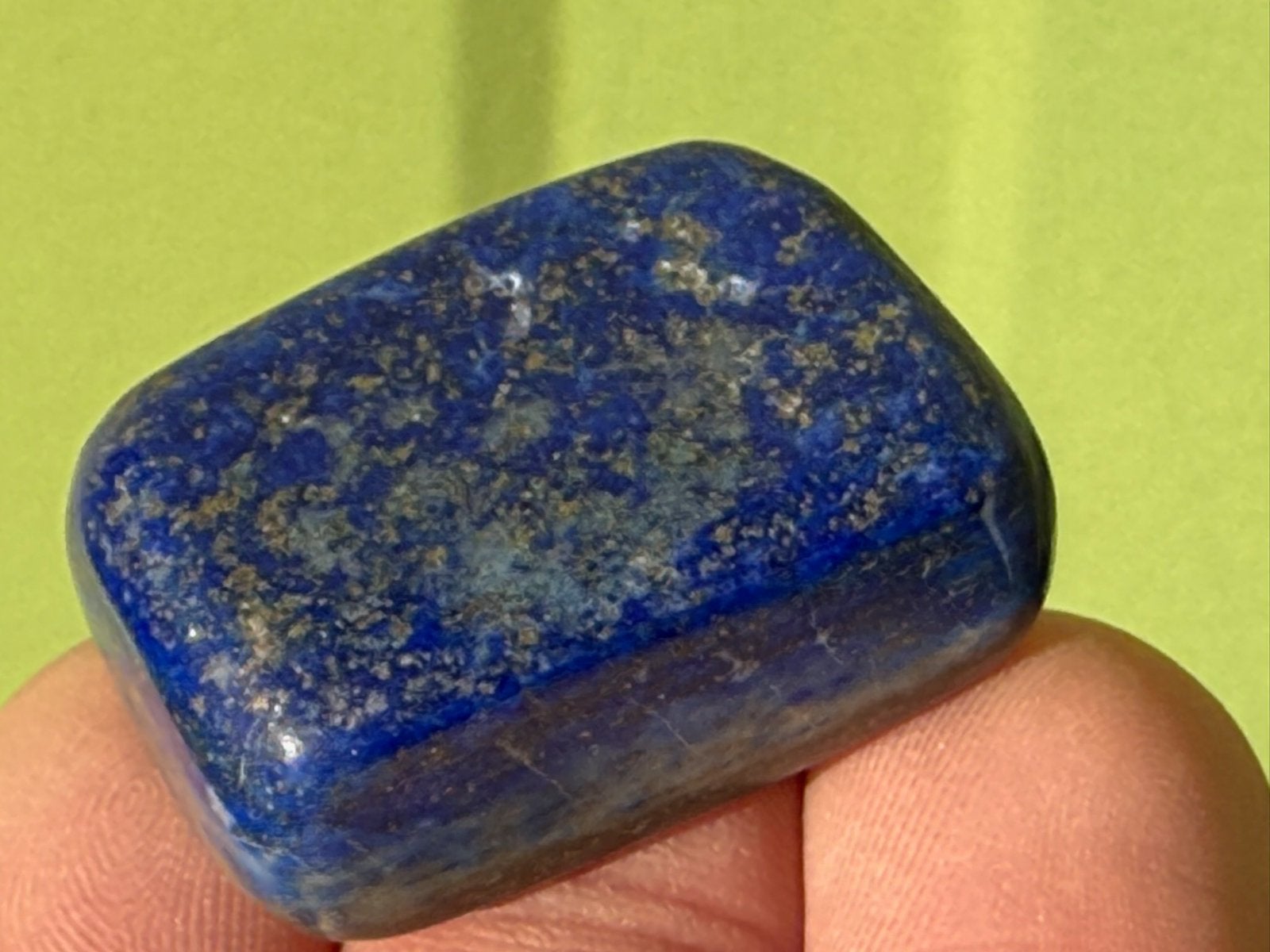 Lapis Lazuli broekzaksteen trommelsteen mineralen G, Verzamelen, Ophalen of Verzenden, Mineraal
