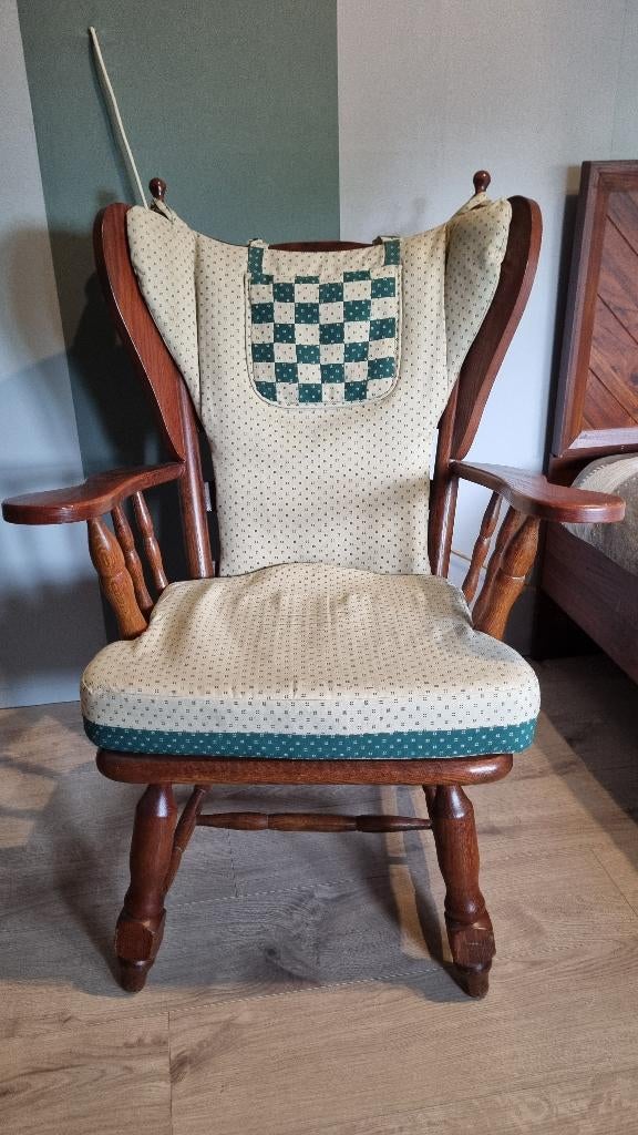 vintage omastoel, Huis en Inrichting, Fauteuils, Ophalen, Gebruikt, Vintage, 75 tot 100 cm