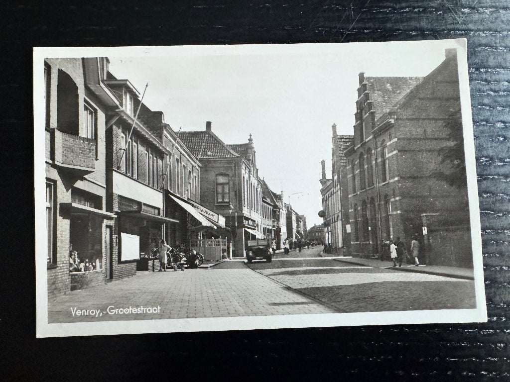 Venray Grootestraat 1948, Verzamelen, Verzenden, 1940 tot 1960, Gelopen, Limburg