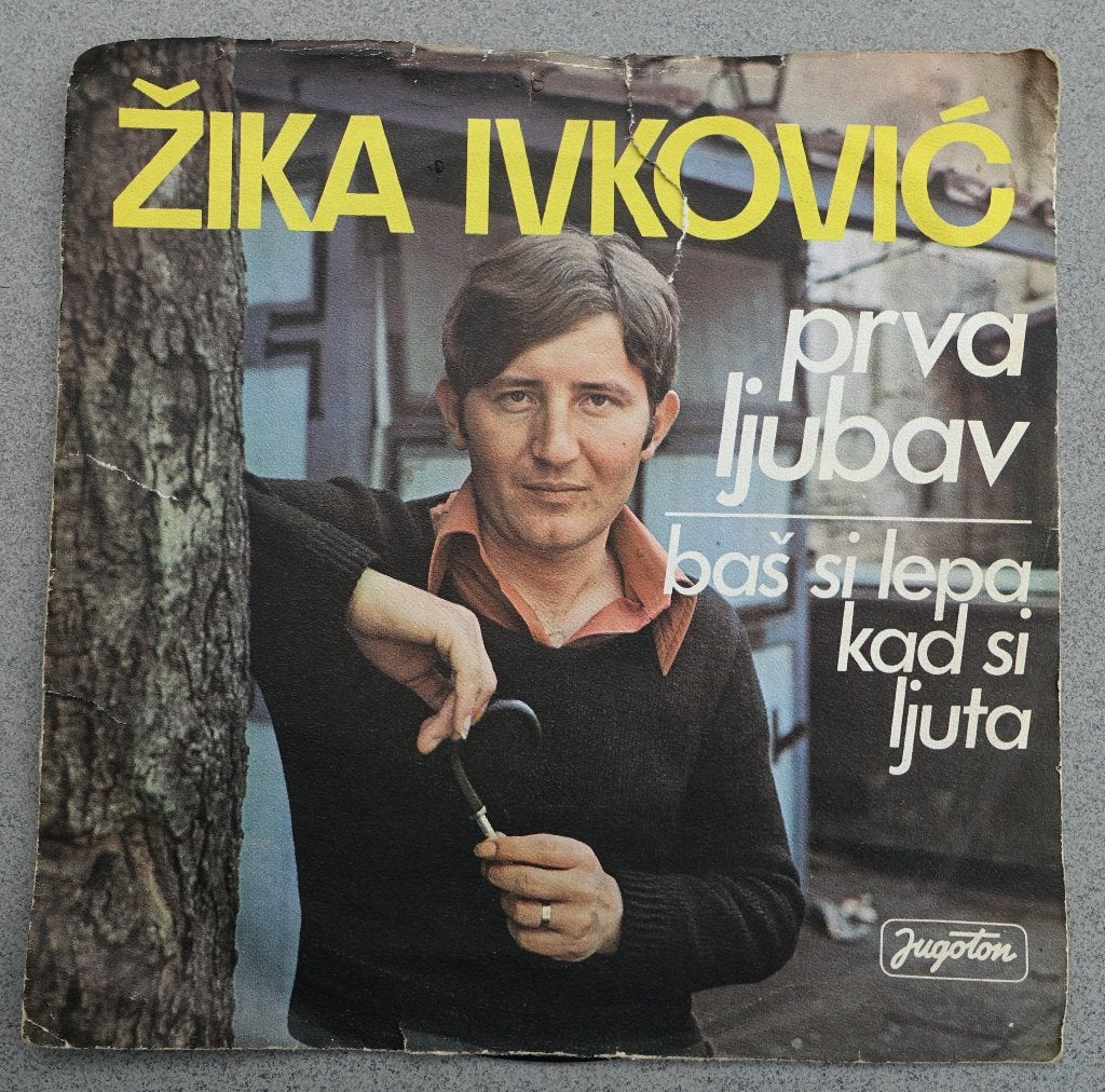 Žika Ivković - Prva Ljubav / Baš Si Lepa Kad Si Ljuta, Fotohoes, Ophalen of Verzenden, Gebruikt, Wereldmuziek