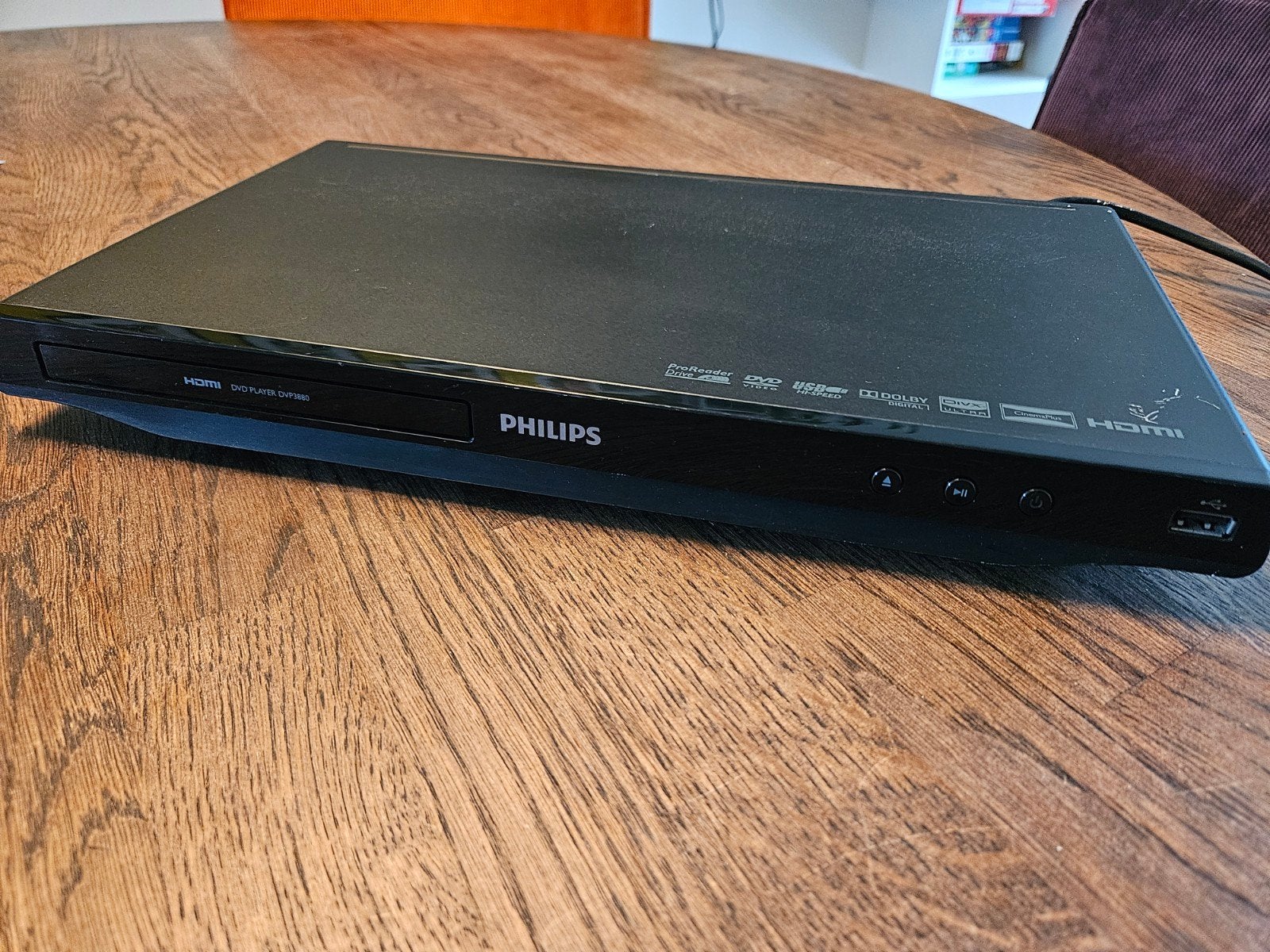 Philips DVP3880 DVD-speler met HDMI en afstandsbediening, Ophalen, Gebruikt, Dvd-speler, Philips