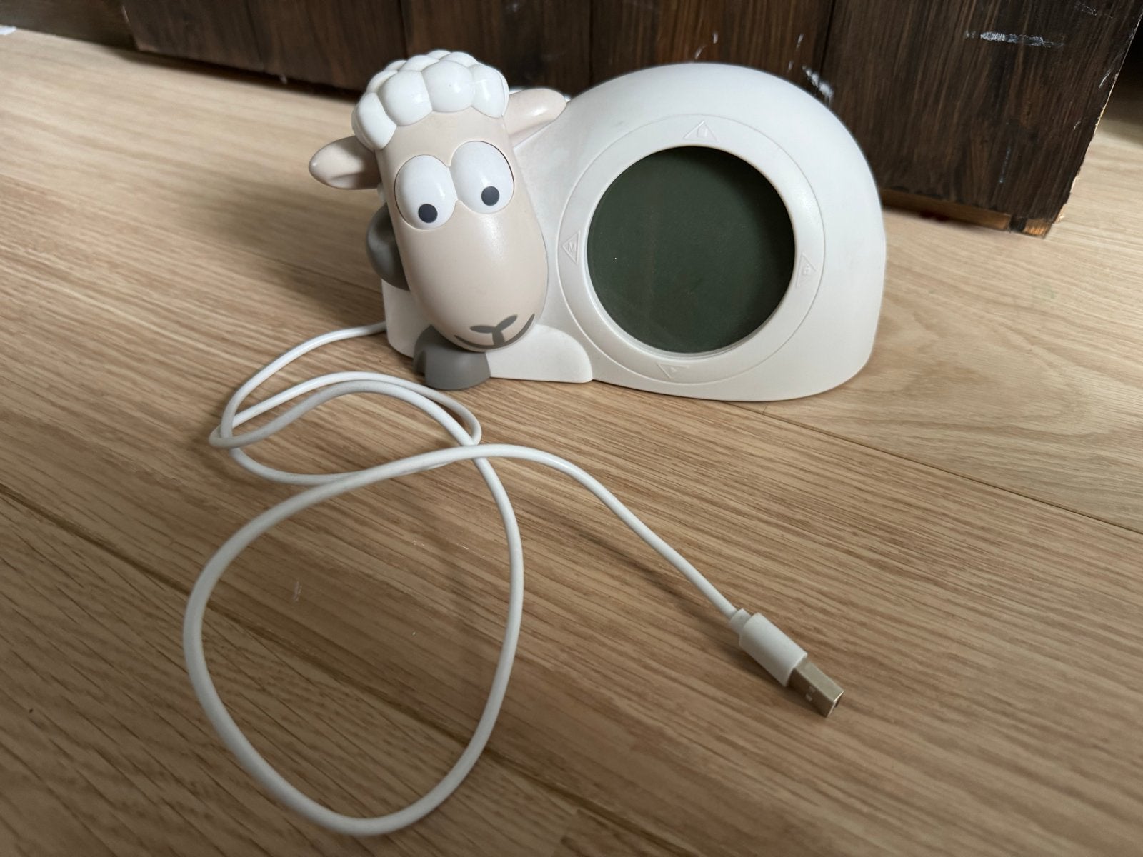Zazu Sam Slaaptrainer - Nachtlamp & Slaaptimers - Taupe/Wit, Witgoed en Apparatuur, Wekkers, Ophalen, Zo goed als nieuw, Digitaal