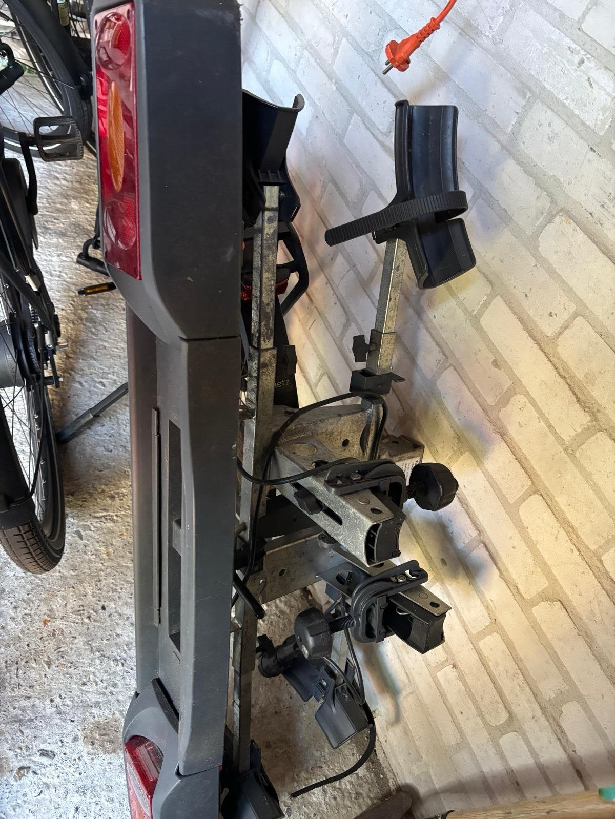 Fietsendrager voor trekhaak - 2 pinnen, Auto diversen, Fietsendragers, Ophalen, Gebruikt, Trekhaakdrager