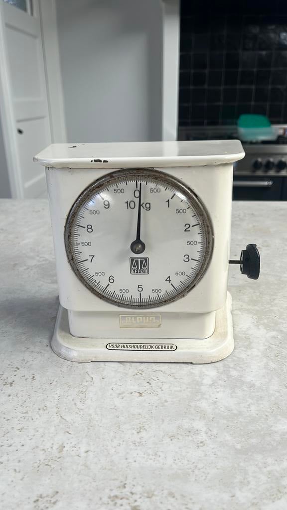 Weegschaal uit grootmoeder’s tijd, Ophalen, Personenweegschaal, Gebruikt, Minder dan 10 kg