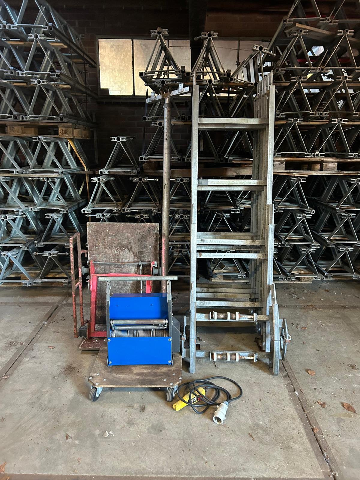 Böcker Toplift pannenlift ladderlift lift 13 mtr + knik, Ophalen, Gebruikt