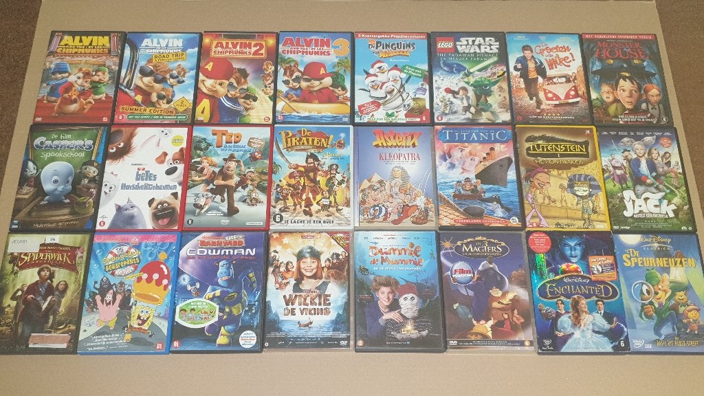 DVD - diverse jeugd films, Avontuur, Alle leeftijden, Ophalen of Verzenden, Zo goed als nieuw