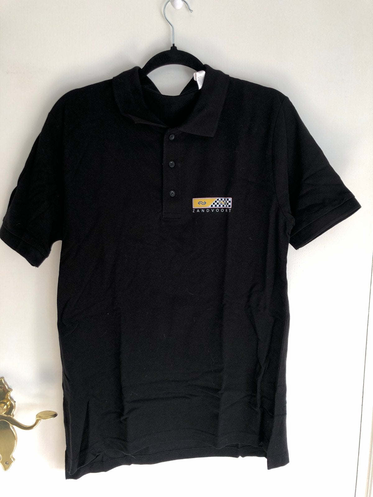 Zwart Polo Shirt Zandvoort Formule 1 Maat M, Verzenden, Zo goed als nieuw, Maat 48/50 (M), Zwart