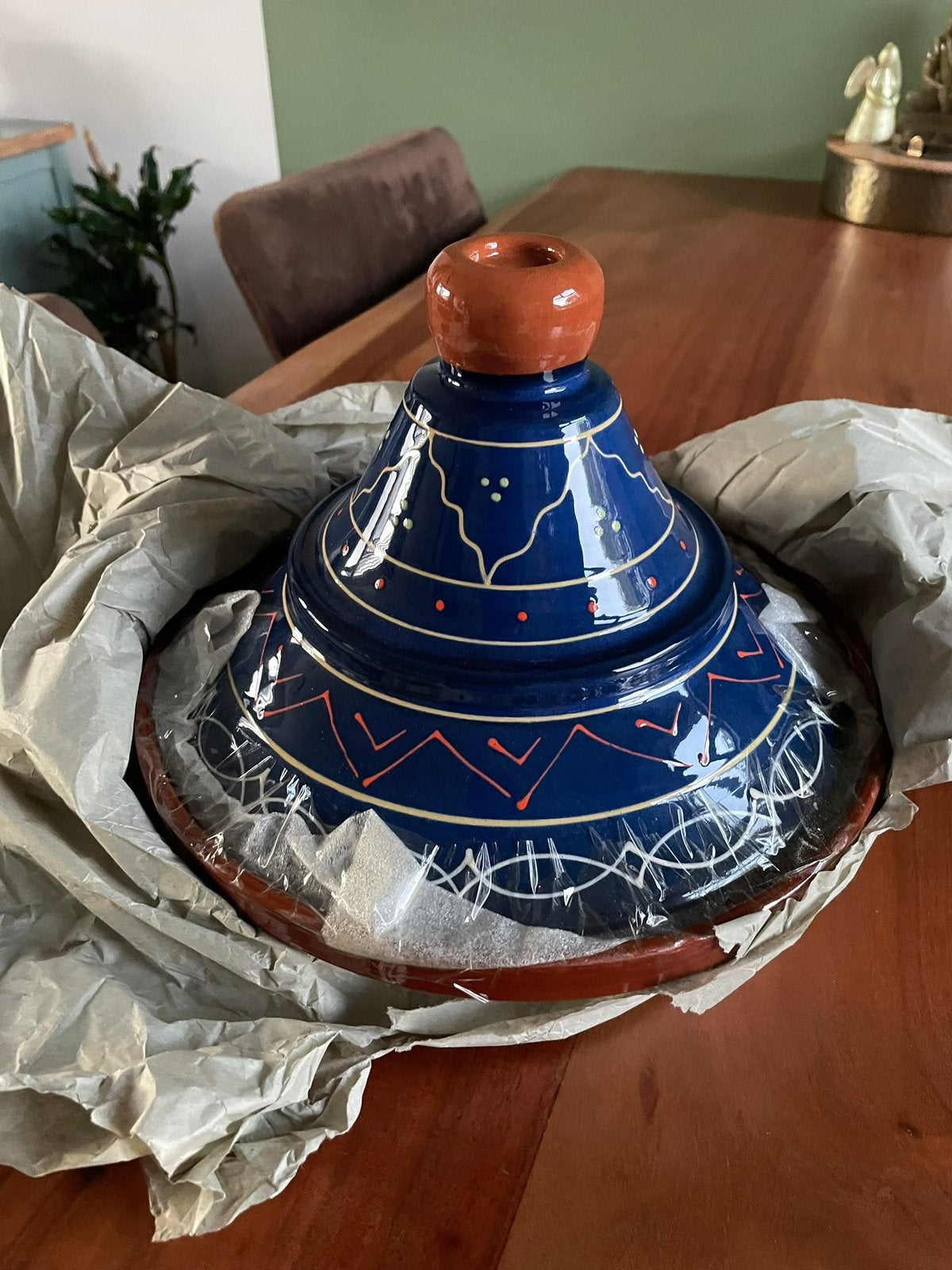 Nieuw: 27cm Tajine/Tagine, Ophalen, Tajine, Nieuw, Steen/keramiek
