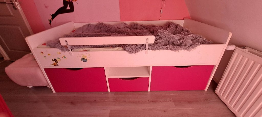 Meijsje Kinderbed, Ophalen, 85 tot 100 cm, Gebruikt, Matras