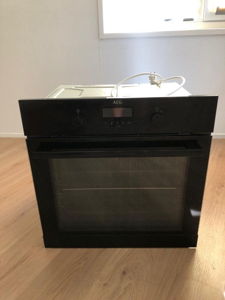 AEG BPB331061B inbouw oven, Ophalen, Zo goed als nieuw, Oven met grill, Inbouw