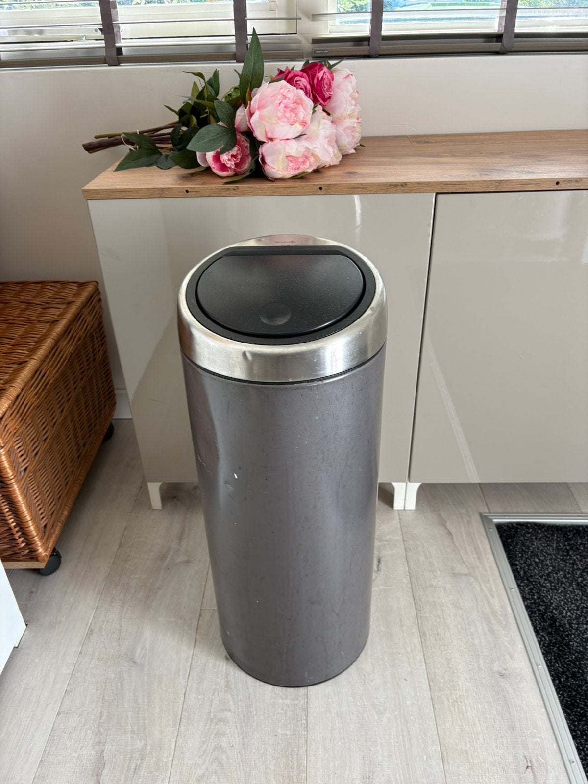 BRABANTIA METALEN VUILNISBAK VUILNISEMMER tot 30 liter ., Huis en Inrichting, Woonaccessoires | Prullenbakken, Ophalen, 50 – 75