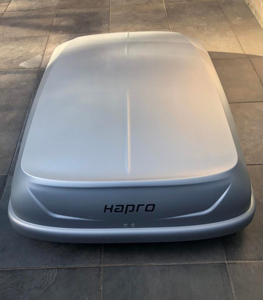 TE HUUR Hapro dakkoffer 370 ltr. Dakkoffer omg.  Gorinchem, Auto diversen, Dakkoffers, Ophalen, Zo goed als nieuw