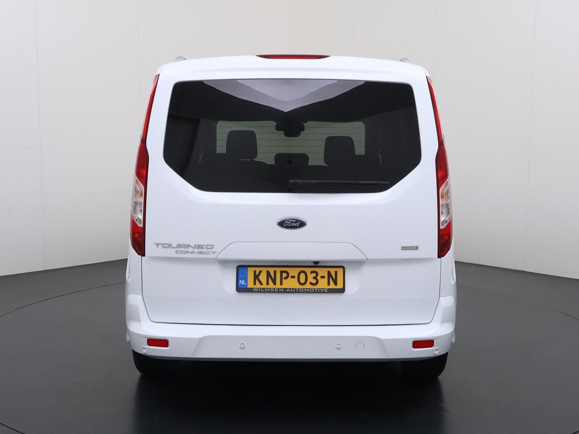Ford Tourneo Connect Compact 1.0 Titanium, Auto's, Voorwielaandrijving, Gebruikt, Euro 6, Wit