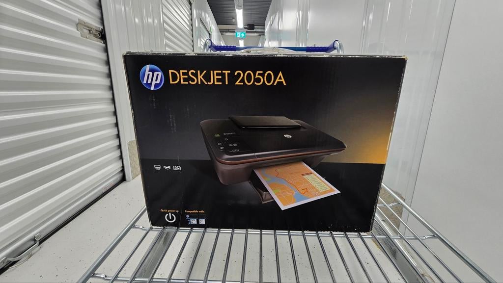 HP Deskjet 2050A All-in-One Printer, Computers en Software, Printers, Kleur printen, Gebruikt, Inkjetprinter, All-in-one