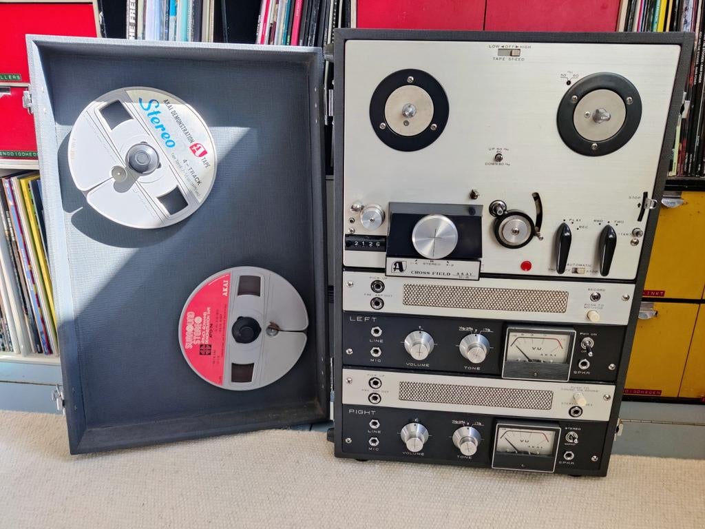 Akai M8 Buizen Stereo Bandrecorder (studio preamps), Ophalen, Bandrecorder