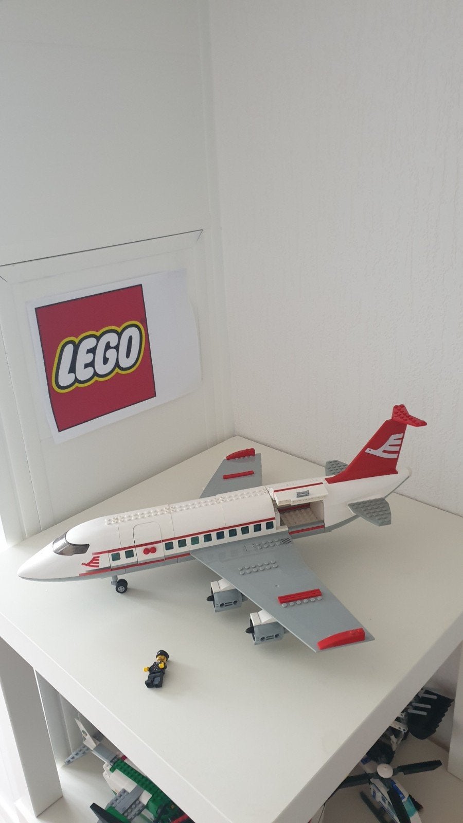 Lego vliegtuig, Ophalen of Verzenden, Zo goed als nieuw