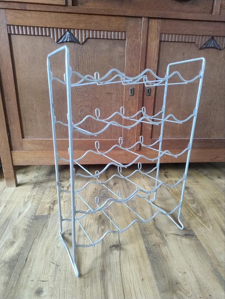 Flessenrek wijnrek whisky rek, Ophalen of Verzenden, Metaal, Minder dan 50 cm