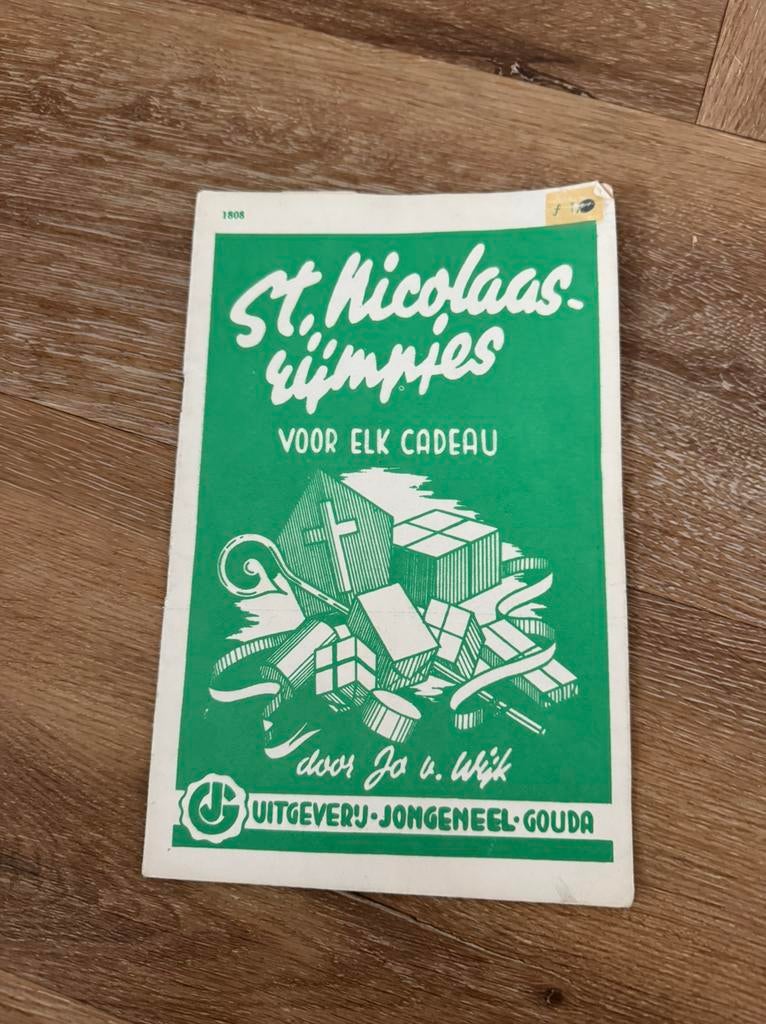 Oud boekje sinterklaas rijmpjes, Diversen, Ophalen of Verzenden