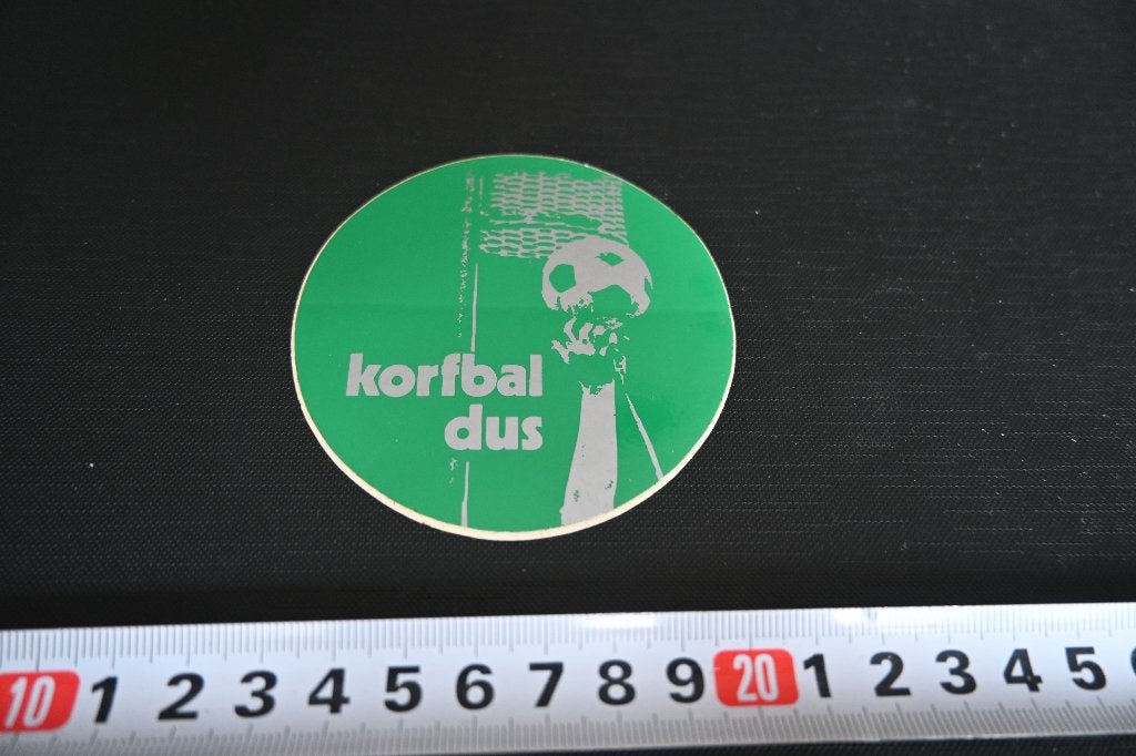 sticker Korfbal du  Groen, Ophalen, Zo goed als nieuw
