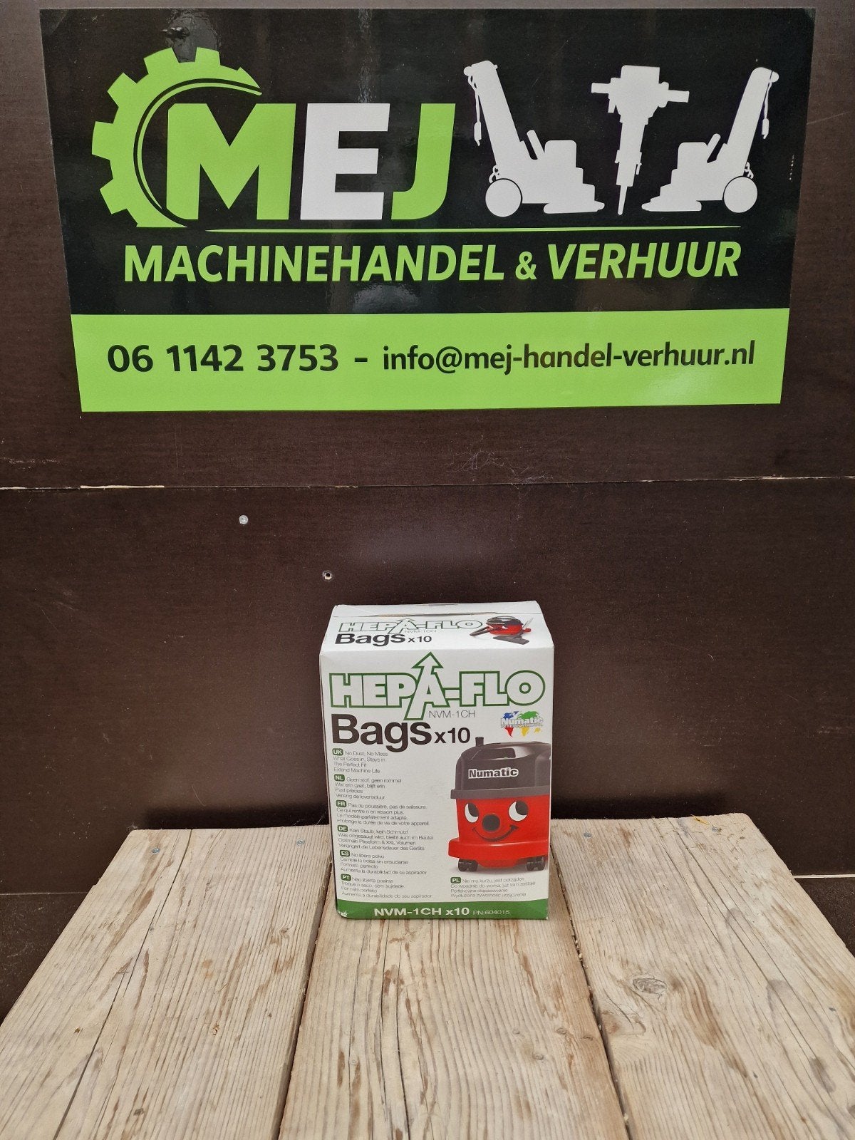Numatic HEPA-FLO NVM-1CH stofzuigerzakken – 10 stuks, Witgoed en Apparatuur, ., Numatic, Nieuw, .