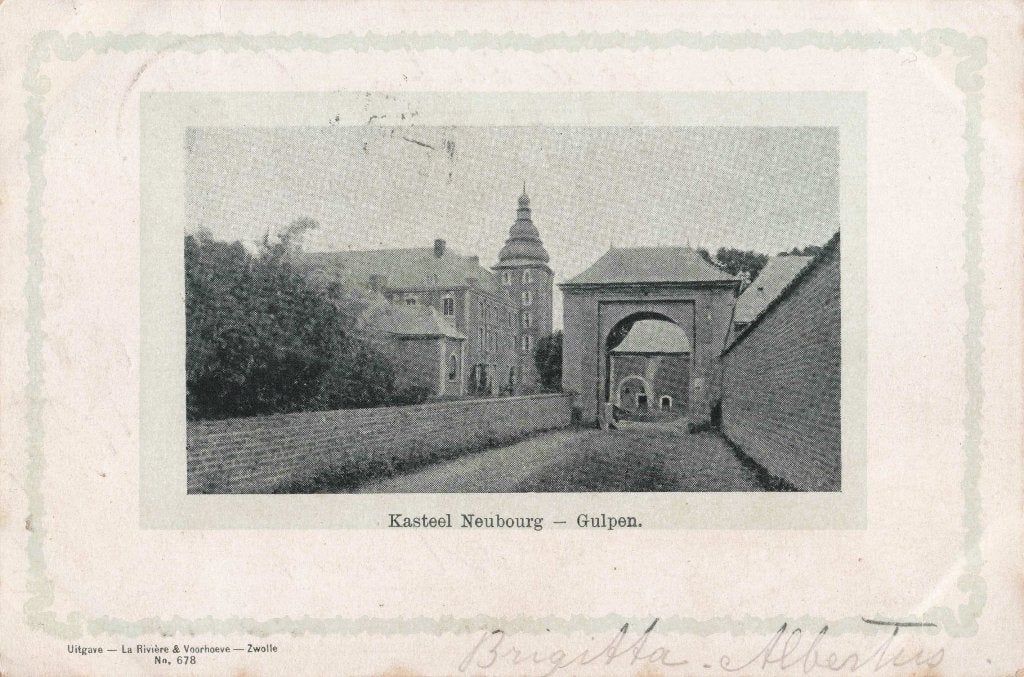 Gulpen Kasteel Neubourg B3517, Ophalen, Voor 1920, Gelopen, Limburg