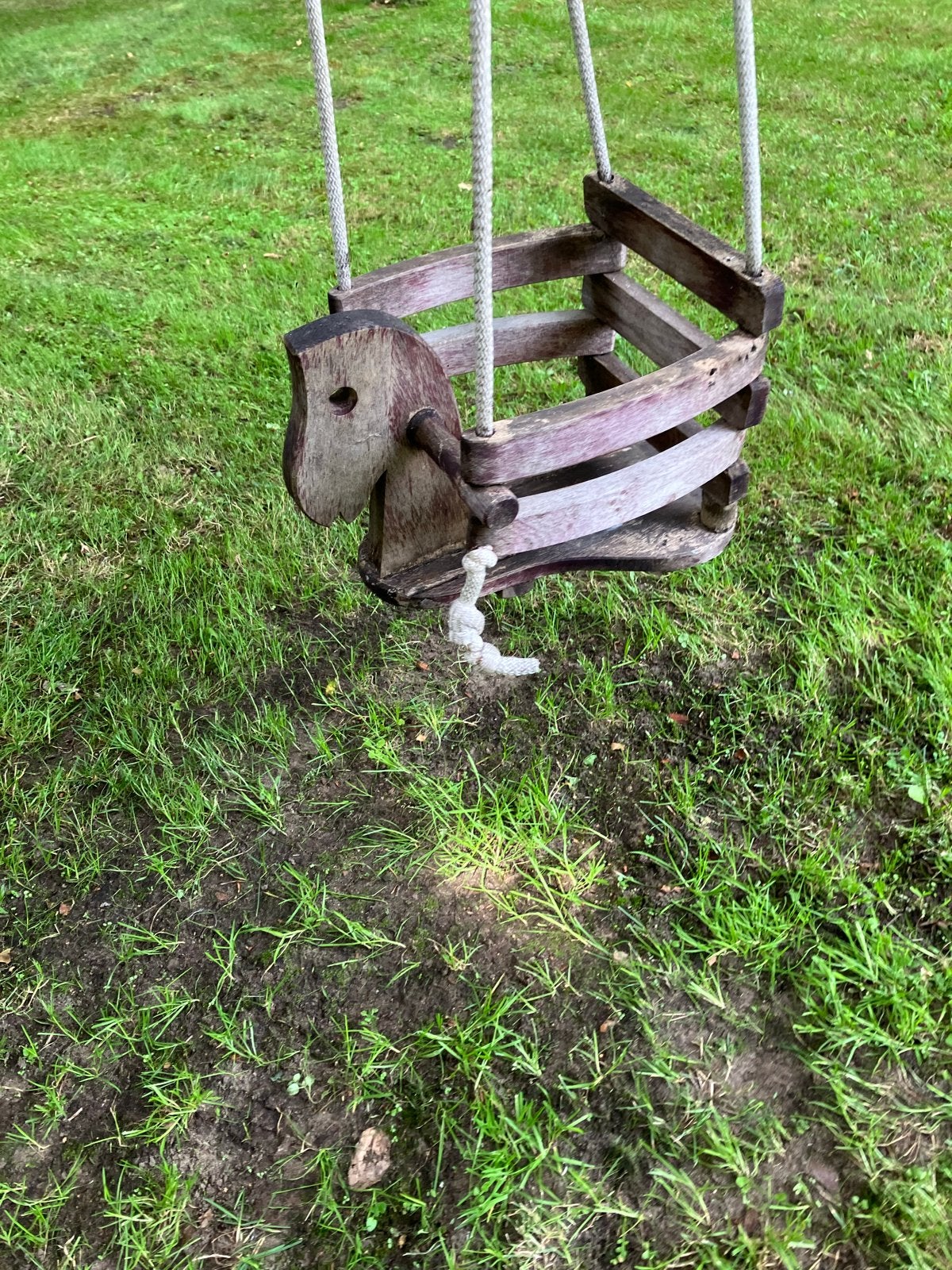 Houten schommelzitje in paardvorm voor kinderen, Kinderen en Baby's, Ophalen, Gebruikt, Schommel