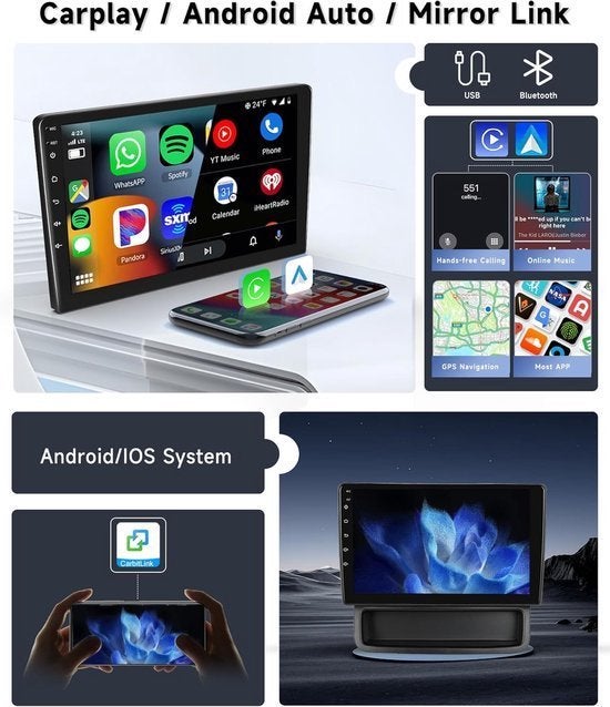 Autoradio Android 13 – Multimedia Systeem – Navigatie, Corvance B.V., Verzenden, Nieuw, Corvancebol@gmail.com