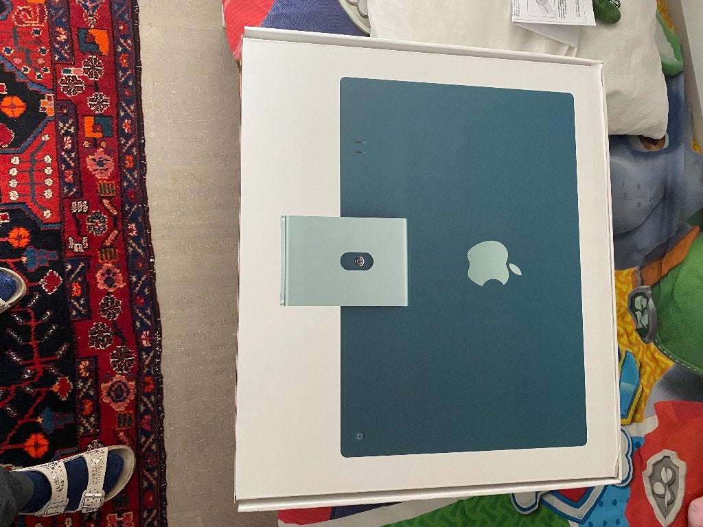 Verpakking: Originele doos. iMac 14", Ophalen, IMac, Zo goed als nieuw, Onbekend