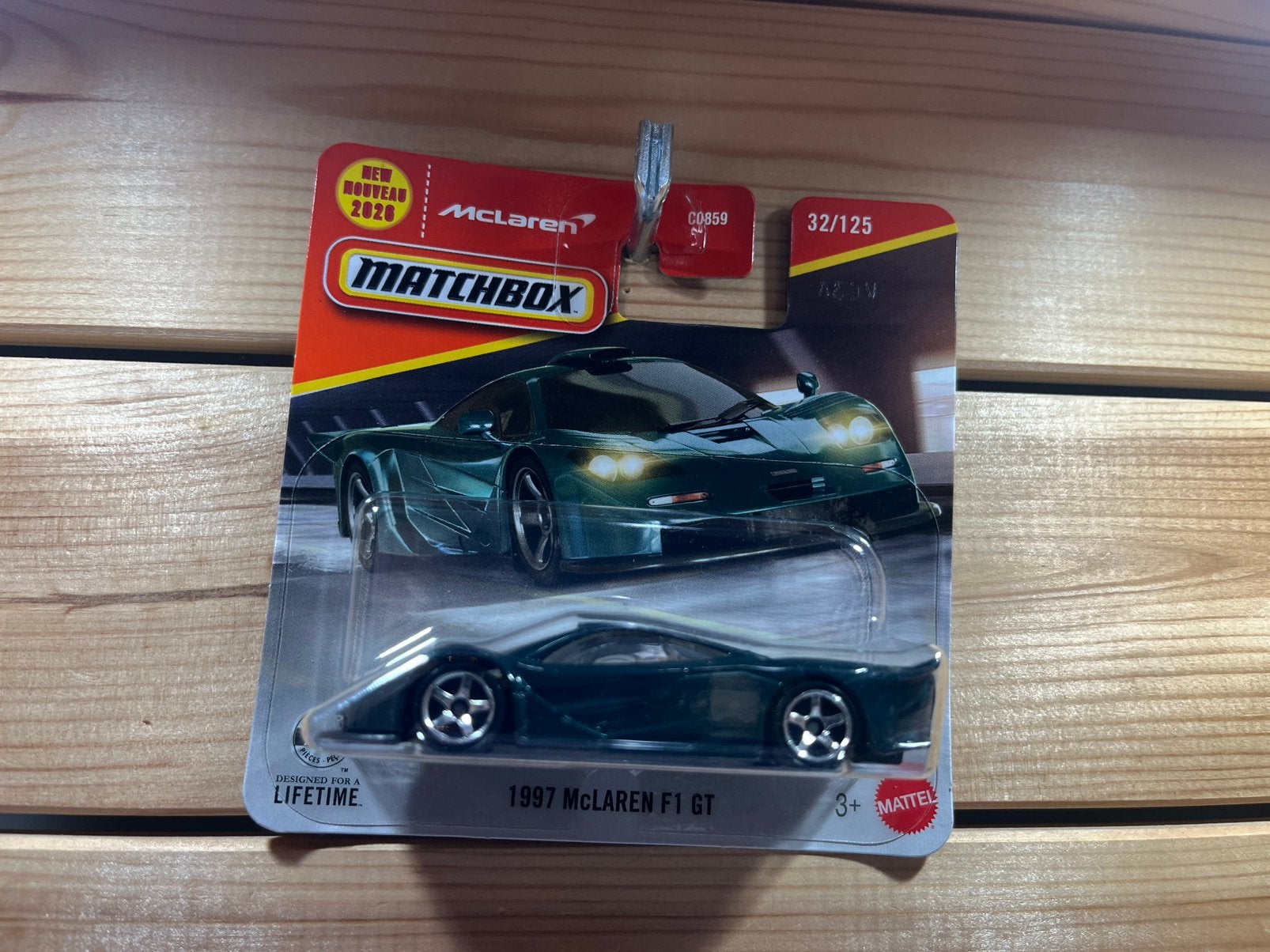 McLaren F1 GT Matchbox, Hobby en Vrije tijd, Ophalen of Verzenden, Zo goed als nieuw, Auto