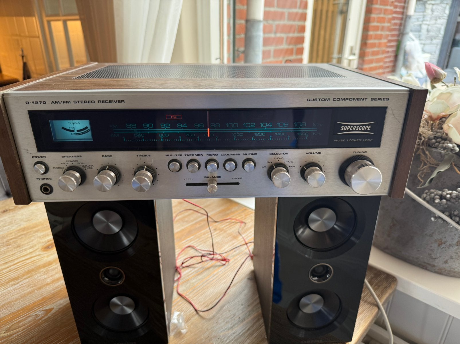 vintage Superscope R-1270 AM/FM Stereo Receiver,, Ophalen, Minder dan 60 watt, Marantz