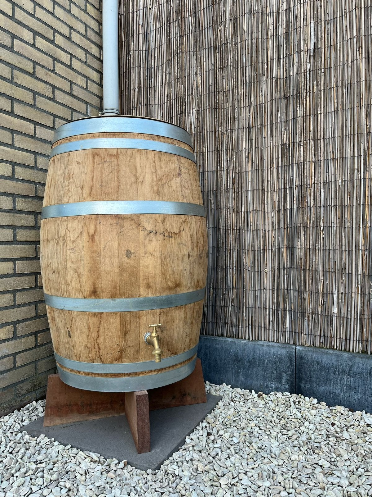Regenton wijnvat whiskyvat eiken wateropvang, Gerard Krale, Nieuw, Ophalen of Verzenden, Info@gkrale.nl