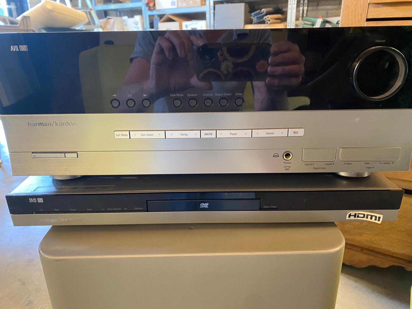 Harman Kardon muziekinstallatie, Ophalen, Gebruikt