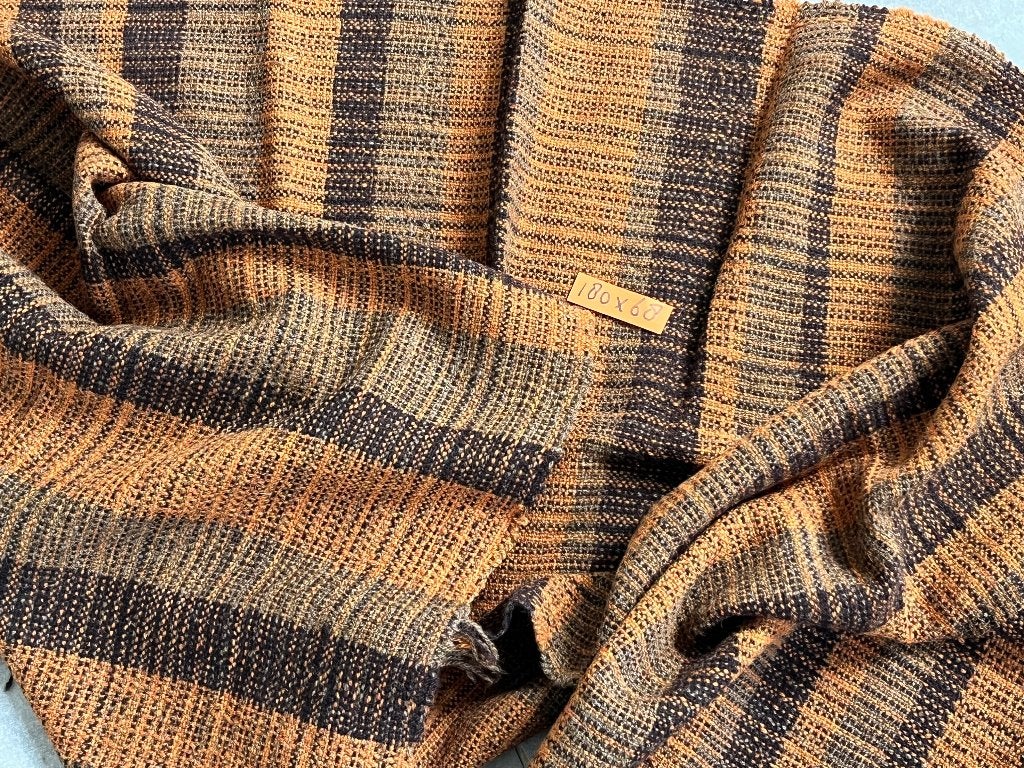 Handgeweven wollen stof (180 x 68), Gebruikt, 150 tot 200 cm, 50 tot 100 cm, Ophalen of Verzenden