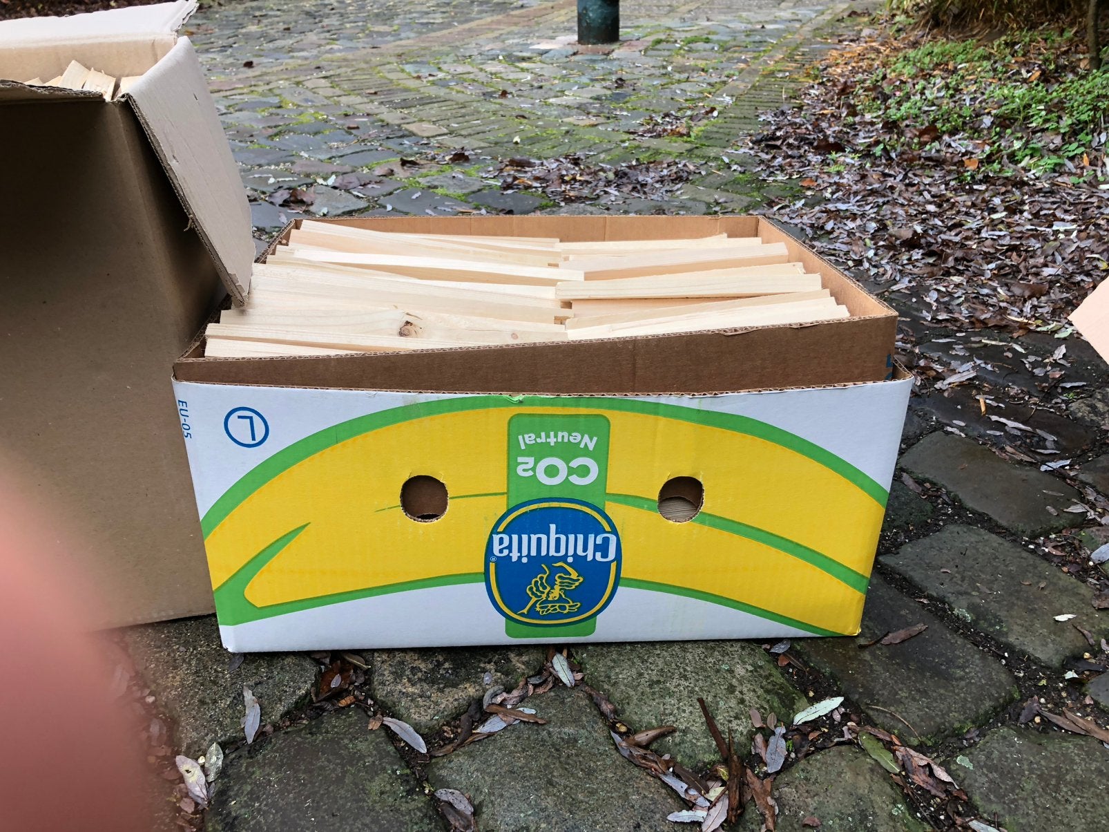 Aanmaakhout bananendoos, Tuin en Terras, Haardhout, Minder dan 3 m³, Ophalen